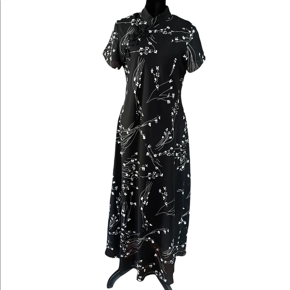 Vintage Ronnie Nicole Asian Collar Dress 12